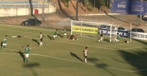 Atltico perdeu para o Palmeiras pelo Campeonato Brasileiro Sub-20 (foto: Reproduo/YouTube/GaloTV H2bet)