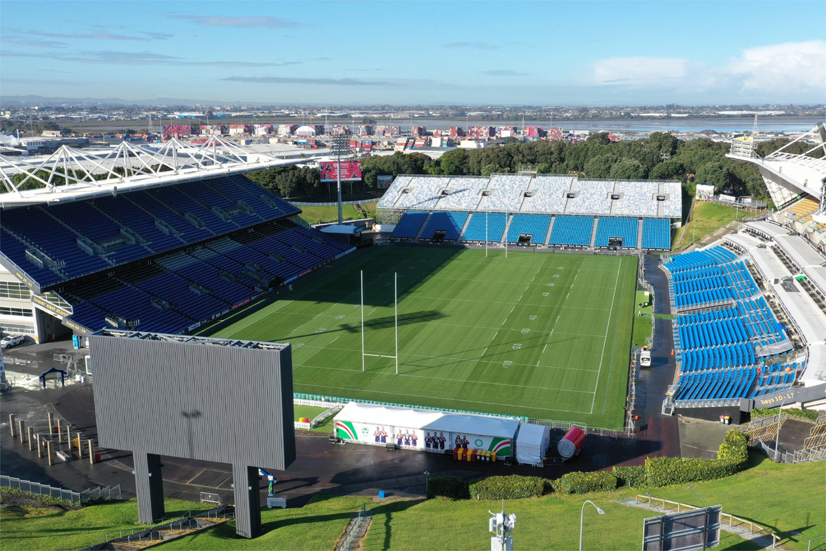 Go Media Stadium, em Auckland - (foto: Divulgao/Auckland Stadiums) Go Media Stadium, em Auckland - (foto: Divulgao/Auckland Stadiums)