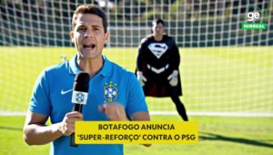 Globo zoa e diz que Botafogo contratou o Superman (foto: Reproduo)