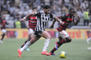 Atltico e Flamengo se enfrentaro nas oitavas de final da Copa do Brasil de 2025 (foto: Alexandre Guzanshe/EM/DA.Press)