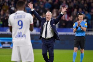 Bernard Lecombe, dolo do Lyon (foto: ROMAIN LAFABREGUE/AFP)