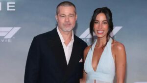 Brad Pitt e Ines de Ramon causam frisson na pré-estreia de F1 em Nova York