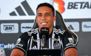 Brahian Palacios, novo jogador do Atltico (foto: Pedro Souza/Atltico)
