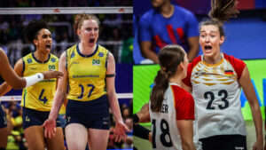 Brasil e Alemanha se enfrentam na VNL Feminina (foto: Divulgao/FIVB)