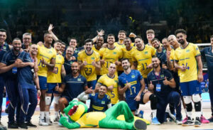 Seleo bateu o Ir na estreia na Liga das Naes Masculina de Vlei (foto: Mauricio Val/FV Imagem/CBV)