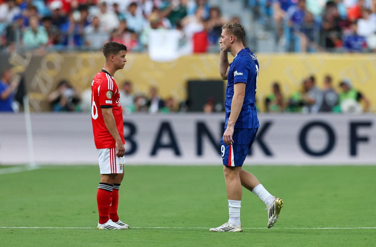Benfica e Chelsea se enfrentaram pelas oitavas de final do Mundial de Clubes - (foto: Buda Mendes / GETTY IMAGES NORTH AMERICA / Getty Images via AFP) Benfica e Chelsea se enfrentaram pelas oitavas de final do Mundial de Clubes - (foto: Buda Mendes / GETTY IMAGES NORTH AMERICA / Getty Images via AFP)