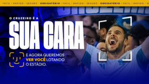 Cruzeiro convoca torcida para cadastramento facial (foto: Reproduo/Cruzeiro)