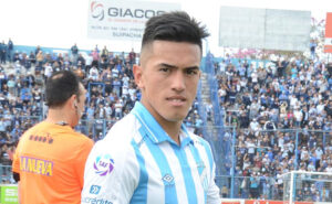 Cuello, atacante do Atltico, nos tempos de Atltico Tucumn (foto: Divulgao/X/Atltico Tucumn)