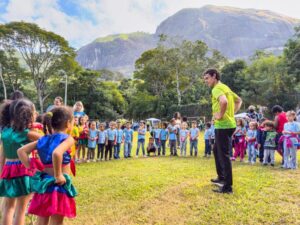 Escolas rurais da rede municipal de Ipatinga se unem em evento no Pedra Branca para celebrar o Dia do Meio Ambiente