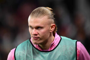Erling Haaland, atacante do Manchester City (foto: MARCO BERTORELLO/AFP)
