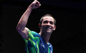 Hugo Calderano venceu WTT na Eslovnia (foto: Divulgao/X/WTT)