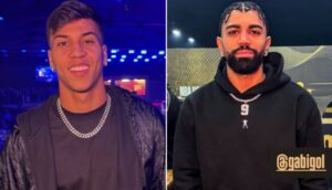 Jorge e Gabigol (foto: Divulgao / NBA Brasil)