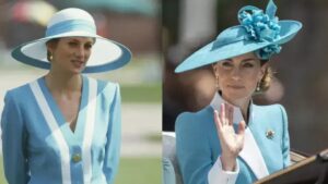 Kate Middleton homenageia princesa Diana em evento de Charles III