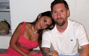 Antonela e Messi - esporte (foto: Reproduo)