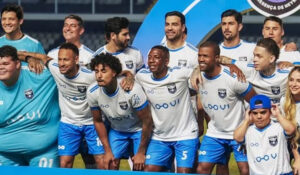 Neymar reuniu ex-jogadores e influencers em jogo festivo na Vila Belmiro (foto: Reproduo)