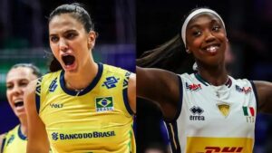 Brasil x Itália no vôlei feminino