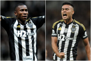 Patrick e Fausto Vera, volantes do Atltico (foto: Montagem com imagens de Alexandre Guzanshe/EM/D.A. Press)