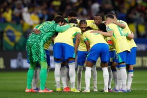 Seleo Brasileira se classificou para a Copa do Mundo de 2026 (foto: Miguel Schincariol/AFP)