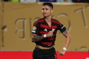 Luiz Arajo, atacante do Flamengo (foto: FRANCK FIFE / AFP)