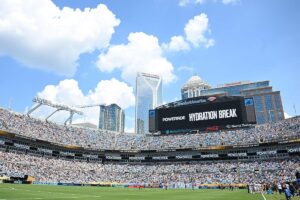Bank of America Stadium, em Charlotte, Carolina do Norte (EUA) (foto: Paul ELLIS / AFP)
