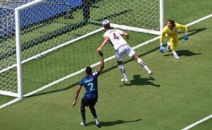 Igncio fez gol para o Fluminense, mas VAR anulou o lance (foto: Federico PARRA / AFP)