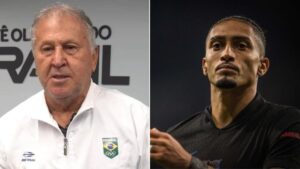 Fotos de Zico e Raphinha (foto: COB/Divulgao e Marc Graupera/FC Barcelona)
