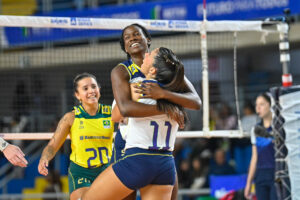 Brasil na Copa Amrica Feminina de Vlei (foto: Gustavo Rabelo BHFoto)