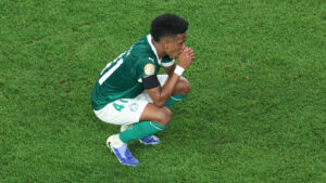 Estvo na despedida do Palmeiras (foto: CHARLY TRIBALLEAU / AFP)