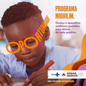 Programa Miguilim, de saúde ocular, de iniciativa do Governo de Minas Gerais, chega em Timóteo