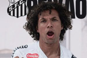 William Aro (foto: Divulgao/Santos FC)