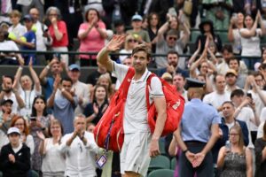 Nicols Jarry em Wimbledon (foto: AFP)