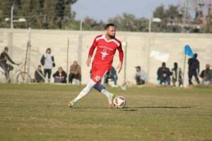 Muhannad Al-Laili, jogador que atuava pelo Khadamat Al Maghazi, da Palestina (foto: Associao Palestina de Futebol)
