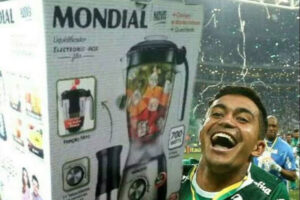 Rivais fizeram diversos memes com eliminao do Palmeiras no Mundial de Clubes (foto: Reproduo/X (antigo Twitter))