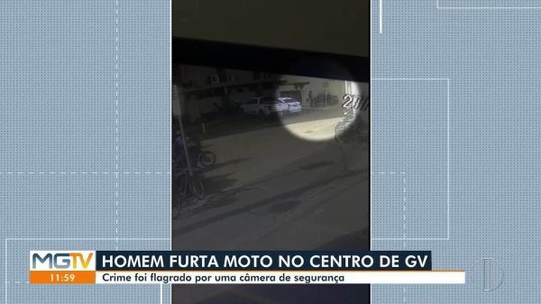 Homem furta motocicleta no Centro de Governador Valadares