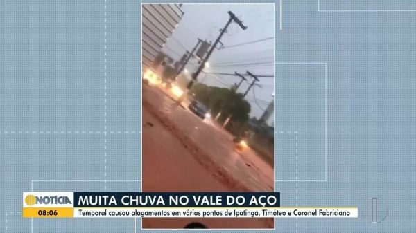 Chuva volta a castigar o Vale do Aço | Vales de Minas Gerais