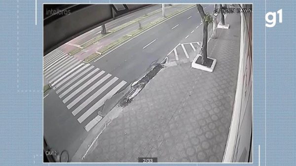 Vídeo mostra momento em que ciclista é atropelado na avenida JK em Governador Valadares