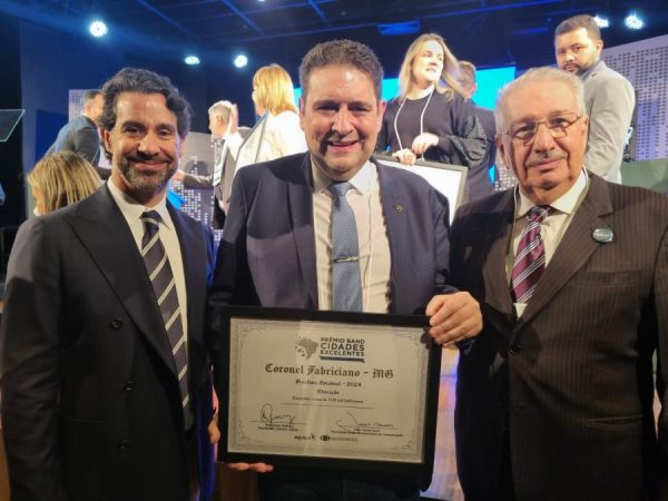 Coronel Fabriciano é finalista do Prêmio Band Cidades Excelentes 2024