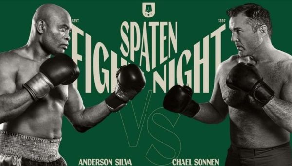 Anderson Silva e Chael Sonnen (foto: Divulgao/Spaten Fight Night)