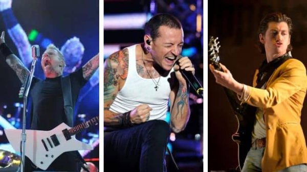 Metallica, Linkin Park e Arctic Monkeys