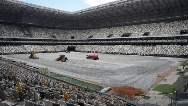 Atlético atualiza situação de troca do gramado da Arena MRV