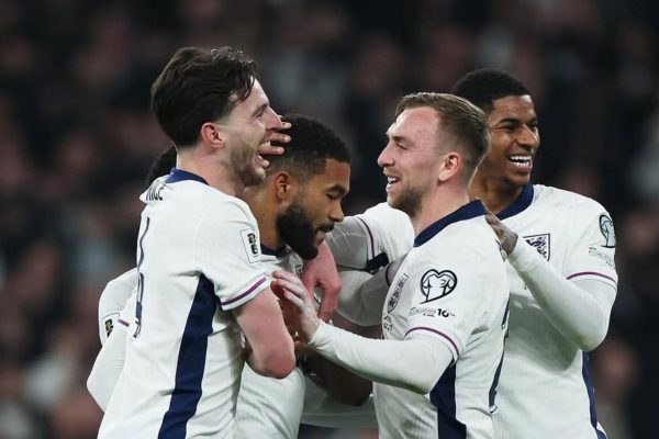 Jogadores da Inglaterra (foto: Divulgao / Inglaterra)