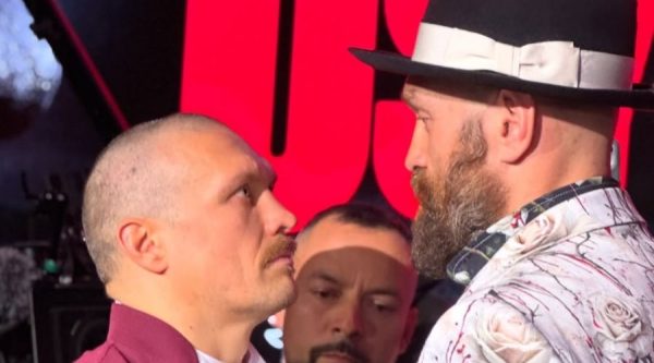 Tyson Fury e Oleksandr Usyk (foto: Divulgao / redes sociais )