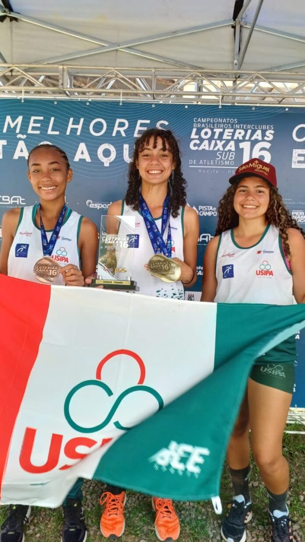 Com três pódios, Usipa conquista resultado inédito no Brasileiro Interclubes de Atletismo