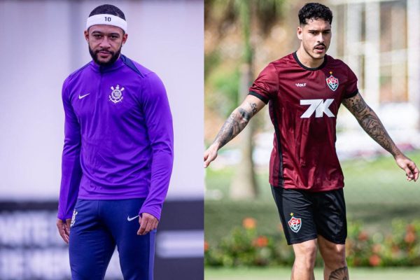 Jogadores das equipes (foto: Divulgao: Rodrigo Coca / Corinthians - Victor Ferreira | EC Vitria)