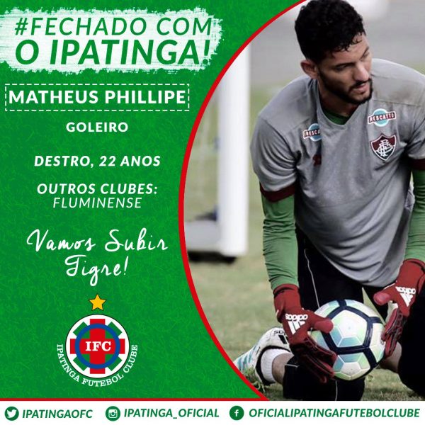 Apostas esportivas: Ipatinga FC afirma que goleiro citado pelo STJD não possui vínculo com o clube