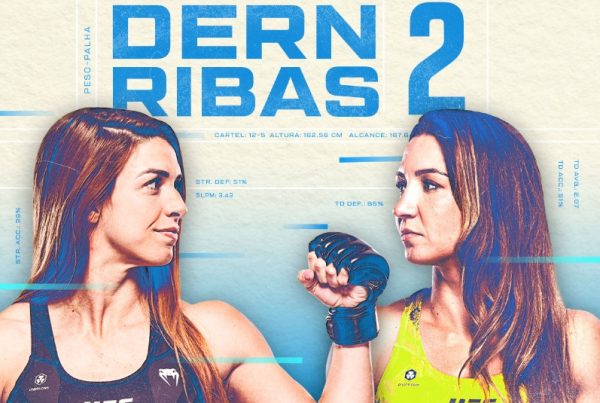 Mackenzie Dern vs. Amanda Ribas (foto: Divulgao/UFC)