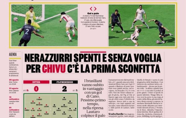 Pgina de La Gazzetta dello Sport dessa tera-feira (1/7) (foto: Reproduo/La Gazzetta dello Sport)