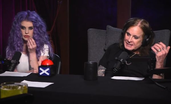 Kelly e Ozzy Osbourne no podcast The Osbournes