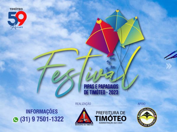 Festival de Pipas em Timóteo está com inscrições abertas