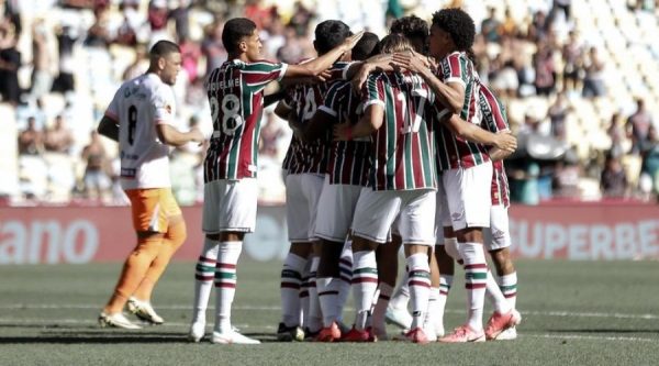 Jogadores do Fluminense (foto: LUCAS MERON / FLUMINENSE F.C.)